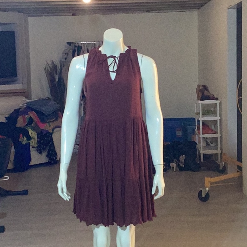 DEX Burgundy Dress